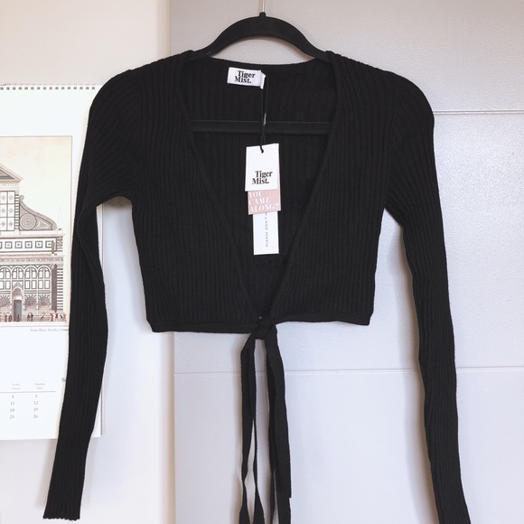 Tiger Mist Small Wrap Crop Top - Picture 1 of 1